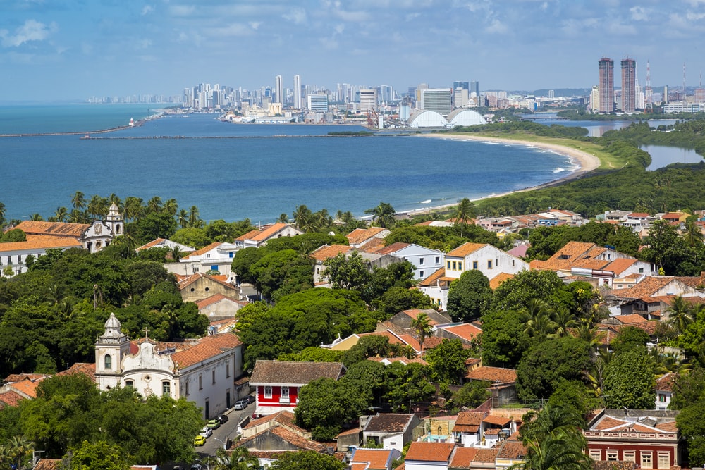 ブラジル北東部の大西洋岸の街レシフェ スールトレック